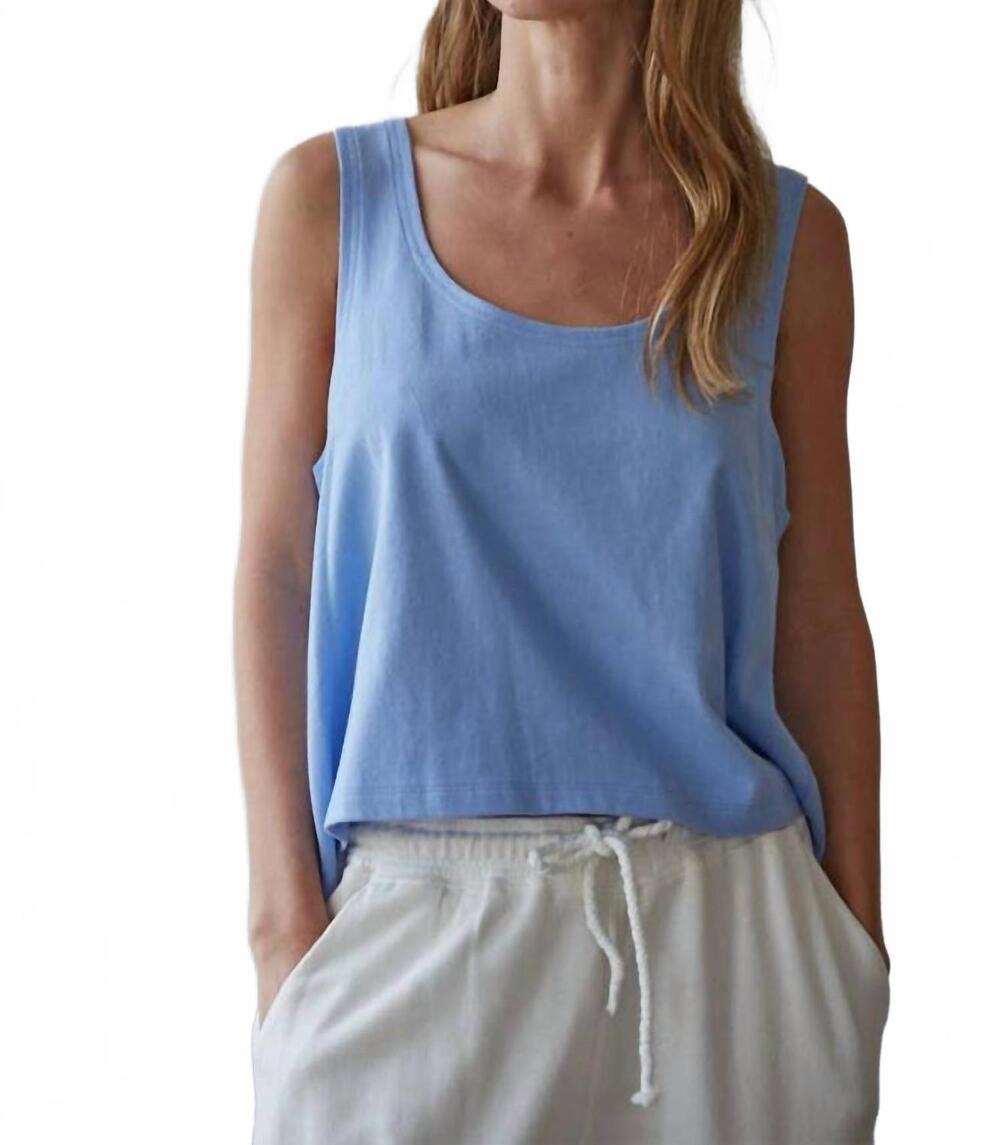 NEW BY TOGETHER women's summer days top in blue
